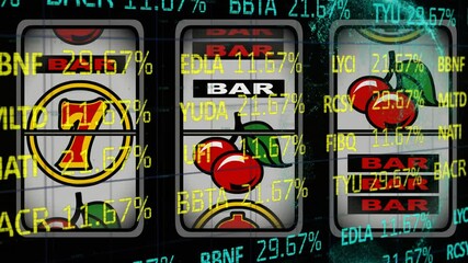 Stock market data processing against slot machine - Powered by Adobe