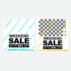 vector template sale promotion