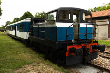 Fototapeta premium Old locomotive, train