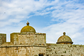 ramparts and turret in Saint Malo, Brittany, France © hectorchristiaen