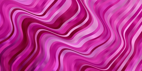 Light Pink vector background with curves. Colorful illustration, which consists of curves. Smart design for your promotions.