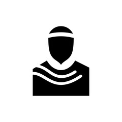 Muslim icon glyph. Ramadan kareem