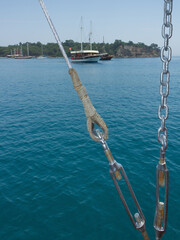 Obraz premium Festgezurrt