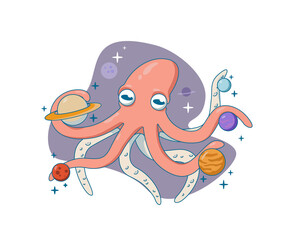 Octopus in space