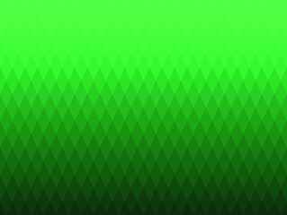 Green gradient geometric background in origami style. Green vector polygonal rectangles illustration. Bright abstract rhombus mosaic background for design, business, print, web. Seamless pattern.