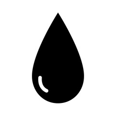 A drop icon. Vector illustration.