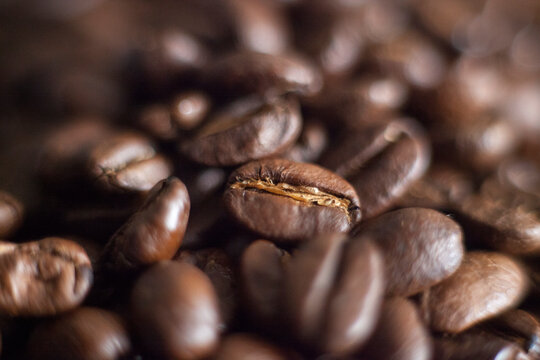 coffee beans background © samettakkaya