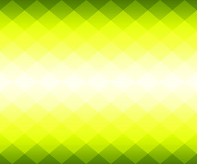 Yellow geometric background in origami style with gradient. Yellow vector polygonal rectangles illustration. Bright abstract rhombus mosaic background for design, business, print, web.Seamless vector.