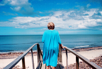 Fototapeta premium woman on the color pallete 