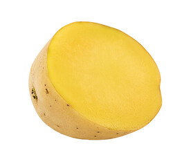 Fresh potato isolated on white background  with clipping path