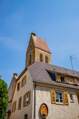 Obraz premium Nid de Cigogne en Alsace