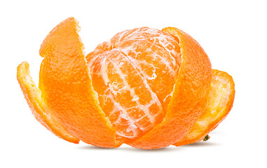 Mandarin orange isolated on white background