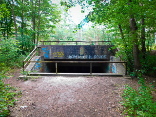 Der geflutete ehemalige Bahnhof Karlshagen 