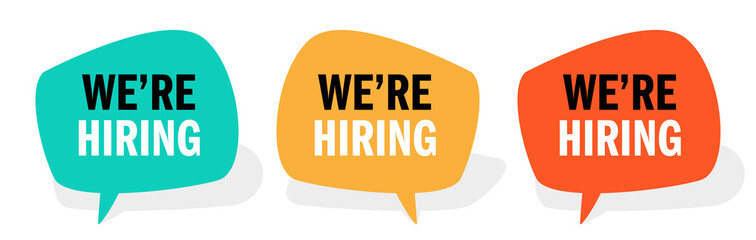 We are hiring