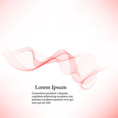 Pink wave business template modern texture pattern for message website design.