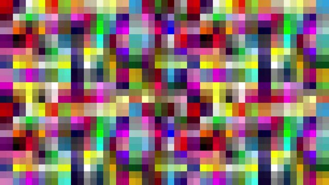 looping background color animation pastel colors, pink, blue, yellow, green, red, orange. abstract motion animated background and squares background