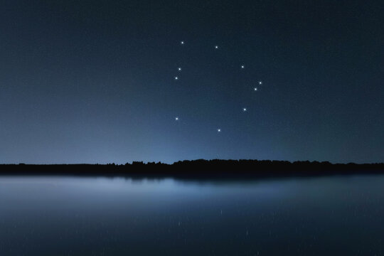 Ophiuchus star constellation, Night sky, Cluster of stars, Deep space,&nbsp;Serpentarius, Serpent bearer&nbsp;