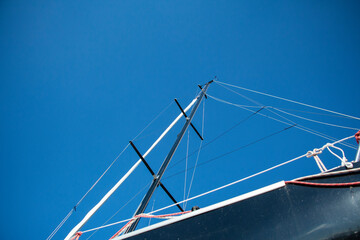 Sailboat from below
