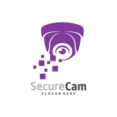 CCTV Camera Logo Design Vector Template, Concept Symbol, Icon
