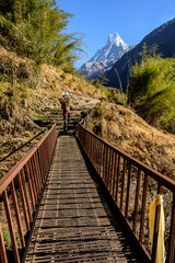 MACHHAPUCHRE, FISHTAIL, ANNAPURNA BASE CAMP, TREKKING himalaya, nepal, MONSOON