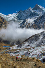 MACHHAPUCHRE, FISHTAIL, ANNAPURNA BASE CAMP, TREKKING MONSOON NEPAL