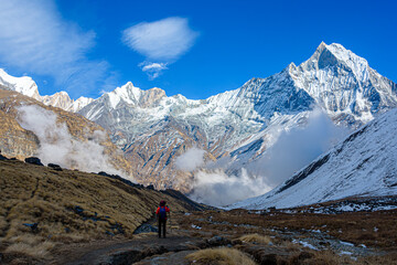 MACHHAPUCHRE, FISHTAIL, ANNAPURNA BASE CAMP, TREKKING MONSOON NEPAL