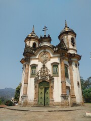 Fototapeta na wymiar Igreja São Francisco de Assis, Ouro Preto MG - BR