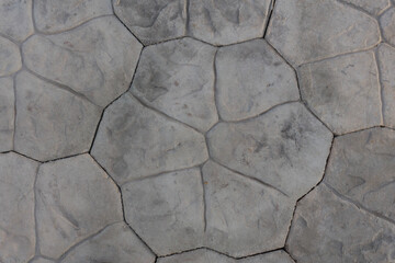 Gray concrete floor corridor outdoor