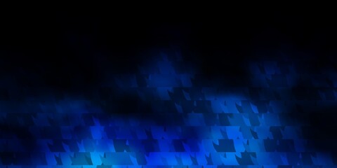 Dark BLUE vector texture with triangular style.