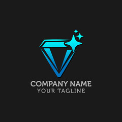 Creative Diamond Logo and Icon Design Template