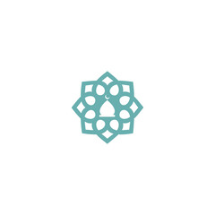 Mosque Logo Template Design Vector, White background, Modern Mosque icon illustration.