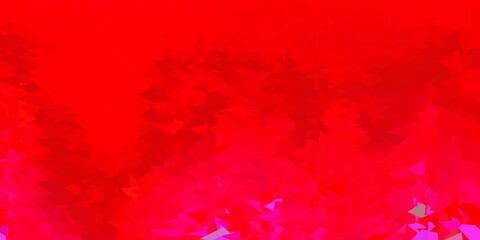 Dark pink vector gradient polygon design.