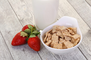 Wheat flakes for breakfast