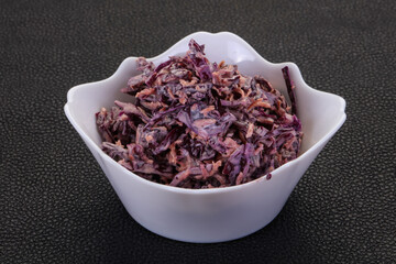 Cole slaw salad with cabbage