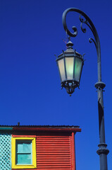Fototapeta na wymiar Close-up of a lamppost 