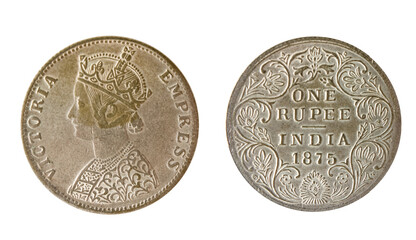 British India Victoria Empress Coin