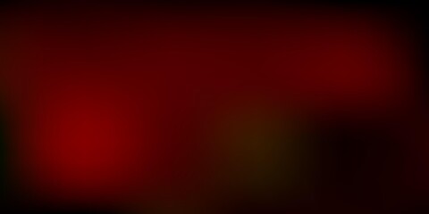 Dark Green, Red vector gradient blur pattern.