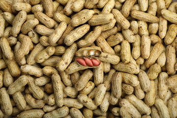 Peanuts for background and texture.