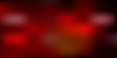 Dark orange vector blurred pattern.