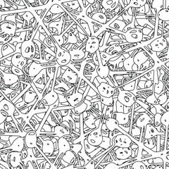 Grunge background of a chaotic pattern