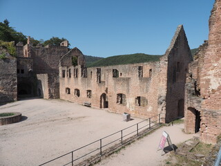 Naklejka premium Schloss- und Festungsruine Hardenburg