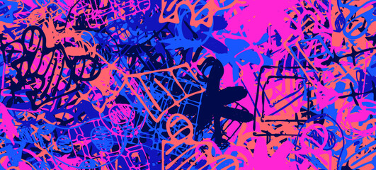 Grunge background texture. Abstract pattern of chaotic elements. Art object