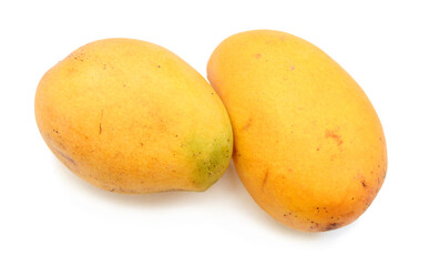 Mango fruits isolated on white background