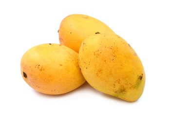 Mango fruits isolated on white background