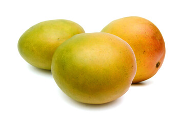 Mango fruits isolated on white background
