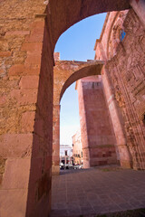 Ruins of a church, Ex Templo De San Agustin, Zacatecas, Mexico