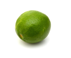 Fresh limes Isolated on white