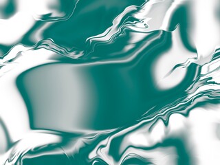 Fluid art background, ink, mint
