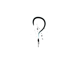 mystery Icon on white background in vector illustration