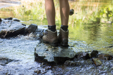 walking in the water